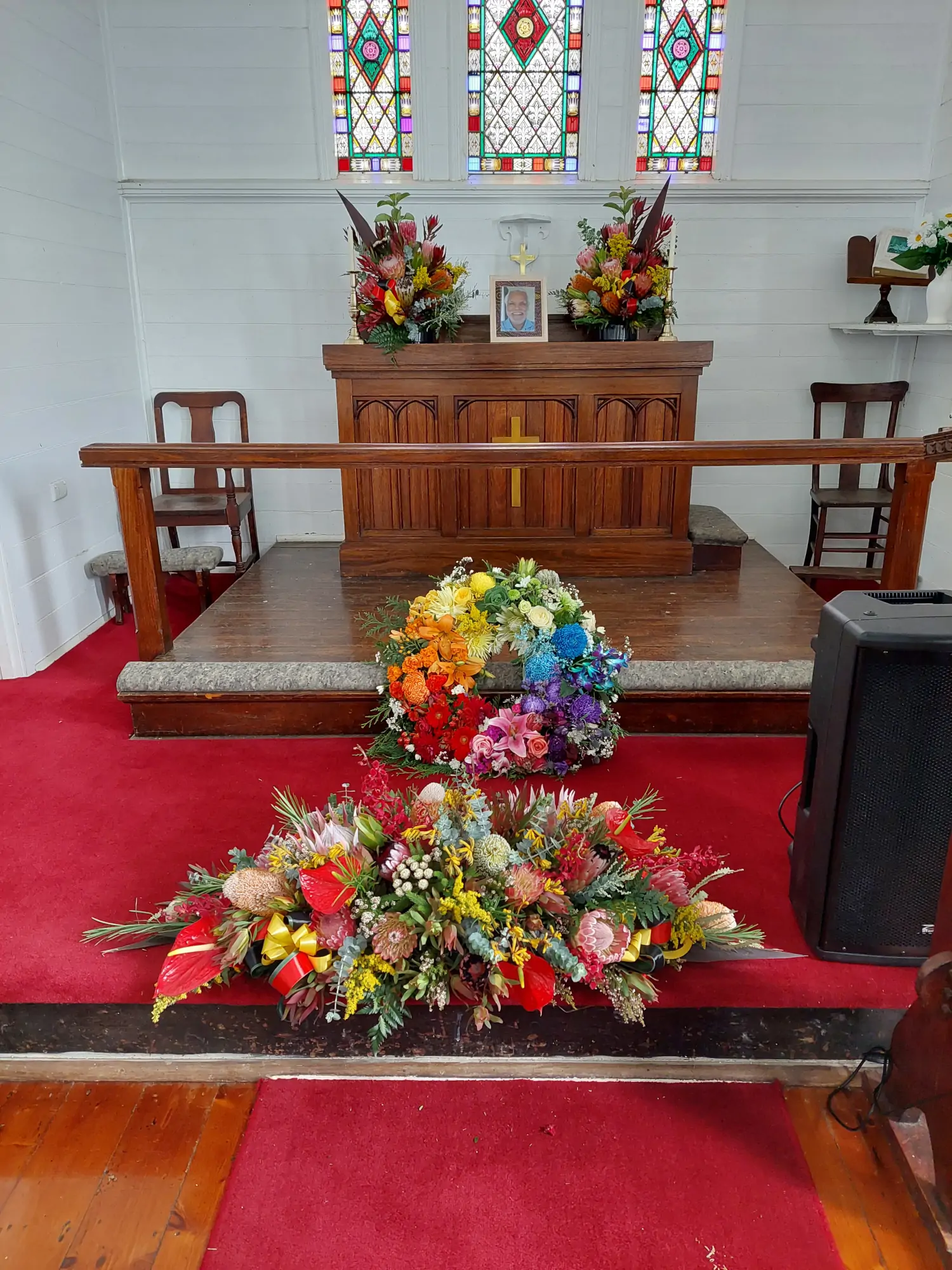 casket flowers